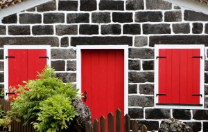 windows on a house